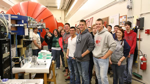 Lewis Cass High School visits Purdue Labs