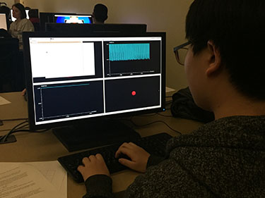 Student learning with a computer simulation